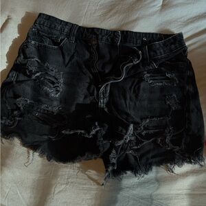 american eagle crossover shorts